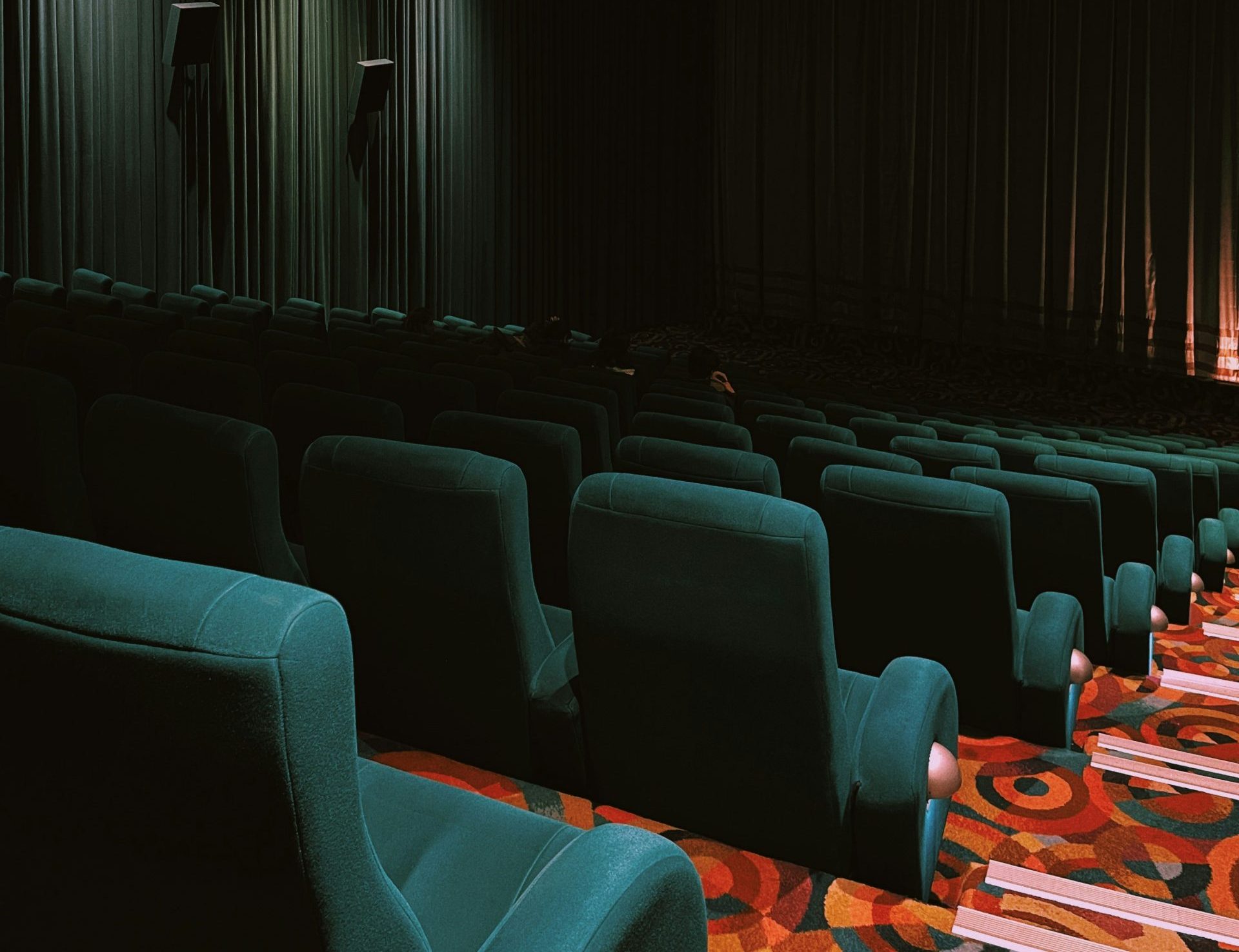 Empty cinema hall